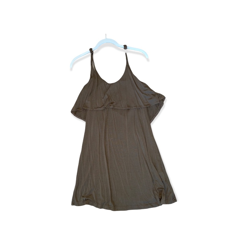 Flowy Olive Green Dress